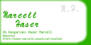 marcell haser business card